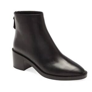 Cole Haan Taylor Waterproof Back Zip Leather Boots Sz 10B Black NWT